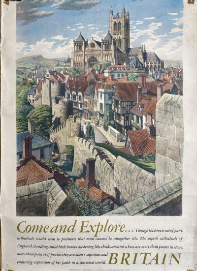 VINTAGE POSTER: BRITAIN - Come and Explore 