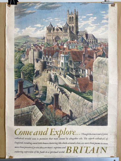 VINTAGE POSTER: BRITAIN - Come and Explore