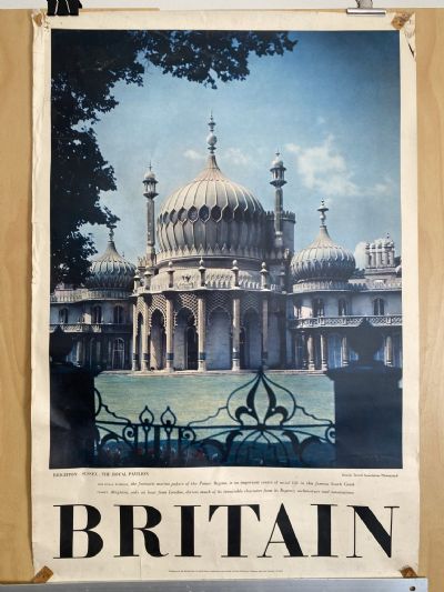VINTAGE POSTER: BRITAIN - Brighton - Sussex: The Royal Pavilion