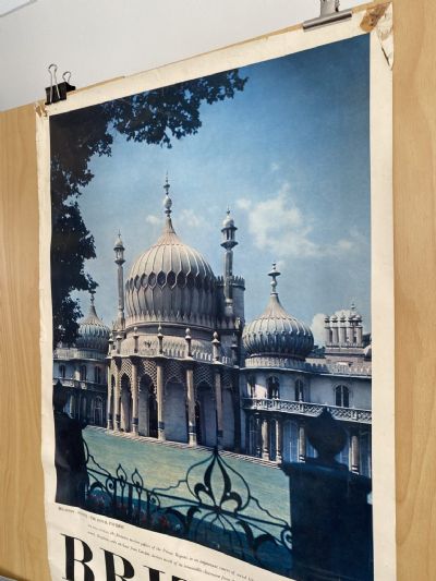 VINTAGE POSTER: BRITAIN - Brighton - Sussex: The Royal Pavilion