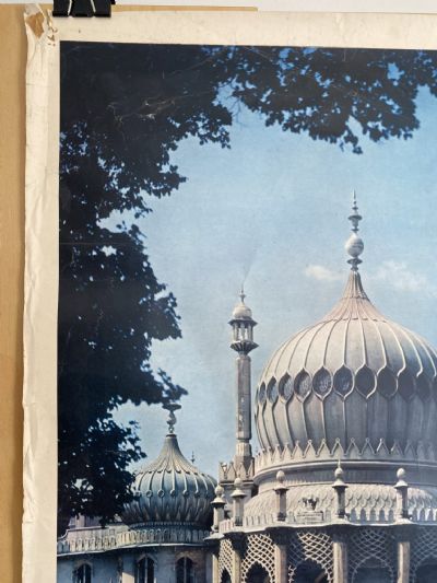 VINTAGE POSTER: BRITAIN - Brighton - Sussex: The Royal Pavilion