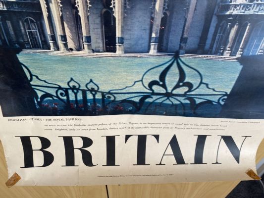 VINTAGE POSTER: BRITAIN - Brighton - Sussex: The Royal Pavilion