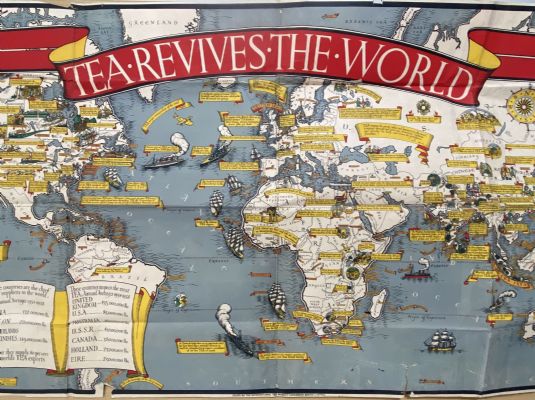 VINTAGE MAP: Tea Revives The World