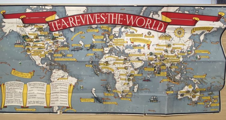 VINTAGE MAP: Tea Revives The World