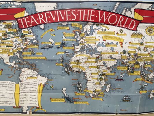 VINTAGE MAP: Tea Revives The World