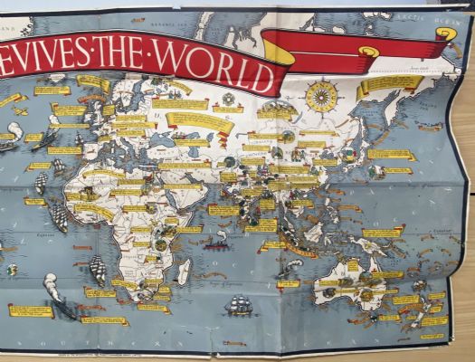 VINTAGE MAP: Tea Revives The World