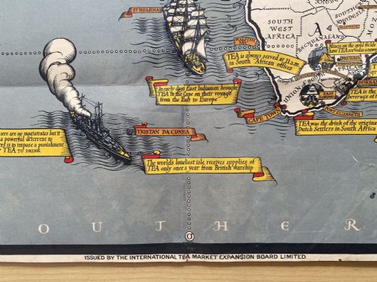 VINTAGE MAP: Tea Revives The World