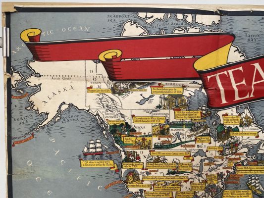 VINTAGE MAP: Tea Revives The World