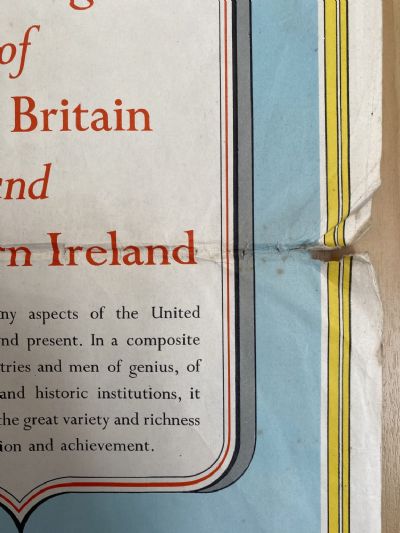 VINTAGE MAP: The United Kingdom of Great Britain and Northern Ireland