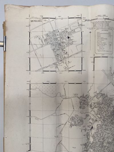 VINTAGE MAP: Dunedin and surrounds / Mosgiel / Balclutha / Fairfield