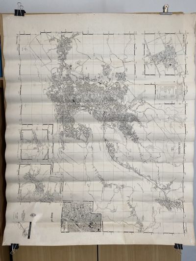 VINTAGE MAP: Dunedin and surrounds / Mosgiel / Balclutha / Fairfield