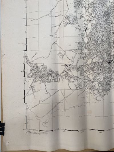VINTAGE MAP: Dunedin and surrounds / Mosgiel / Balclutha / Fairfield