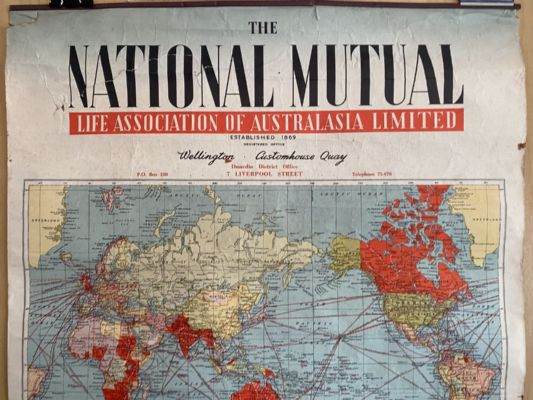 VINTAGE CALENDAR: The National Mutual Life Association of Australasia 1956