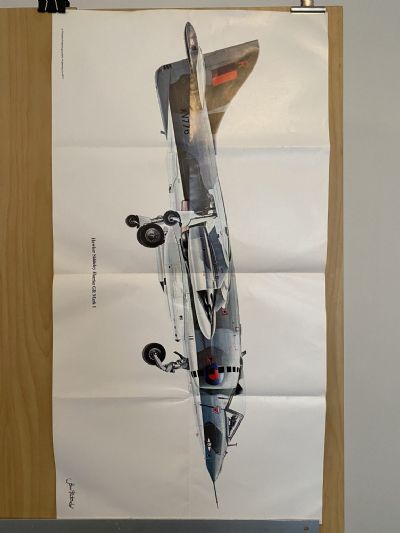 VINTAGE POSTER: Hawker Siddeley Harrier GR Mark 1