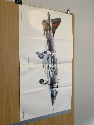 VINTAGE POSTER: Hawker Siddeley Harrier GR Mark 1