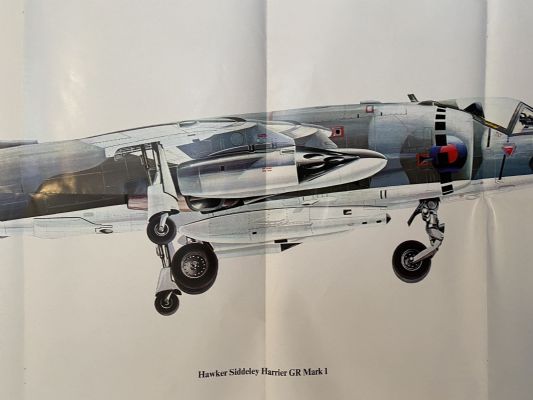 VINTAGE POSTER: Hawker Siddeley Harrier GR Mark 1