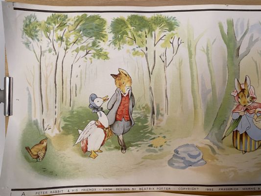 VINTAGE POSTER: Peter Rabbit and His Friends by Beatrix Potter