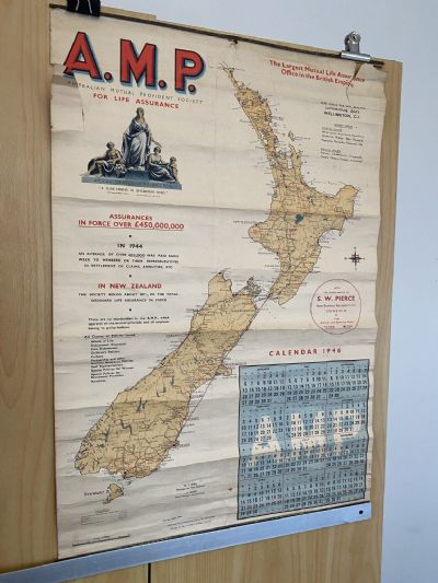 VINTAGE CALENDAR: A.M.P. - Australian Mutual Provident Society