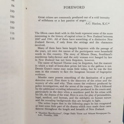 FAMOUS NEW ZEALAND MURDERS