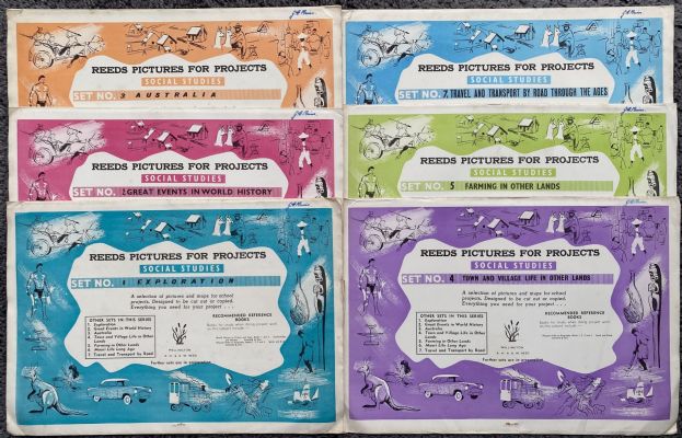 REEDS PICTURES FOR PROJECTS - Social Studies / 6x sets 