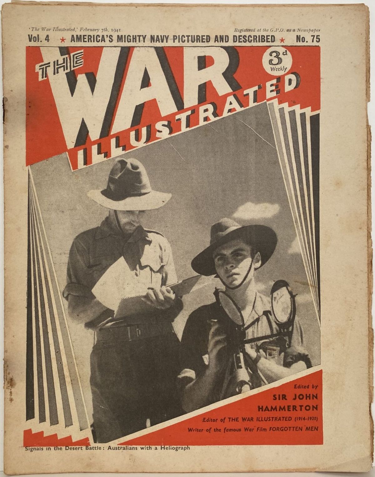 THE WAR ILLUSTRATED - Vol 4, No 75, 7th Feb 1941