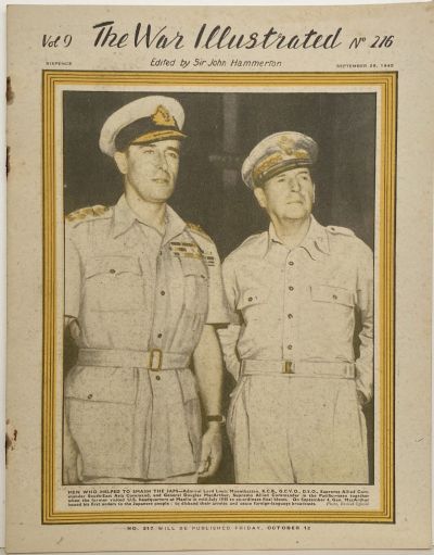 THE WAR ILLUSTRATED - Vol 9, No 216, 28th Sept 1945 