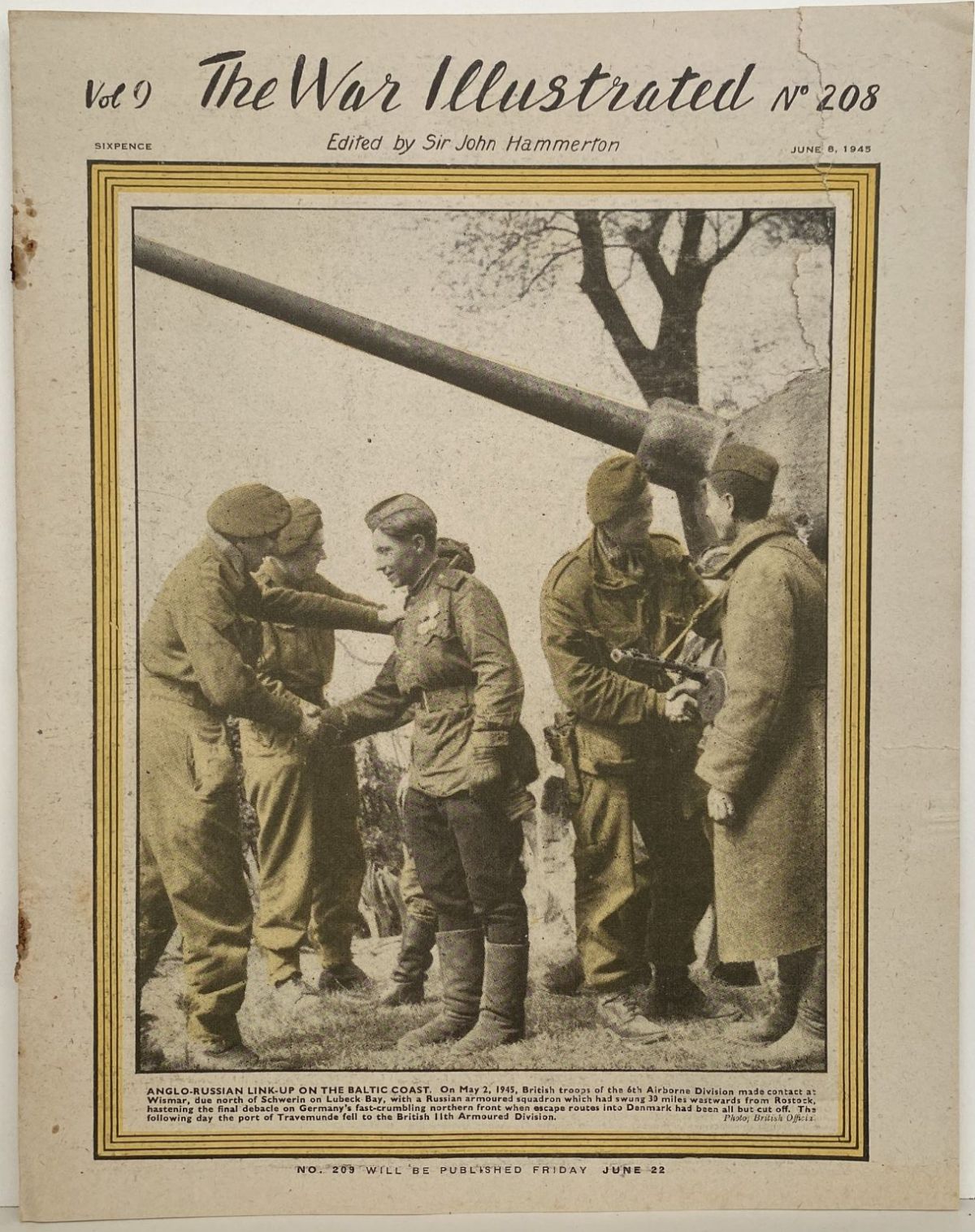 THE WAR ILLUSTRATED - Vol 9, No 208, 8th June 1945