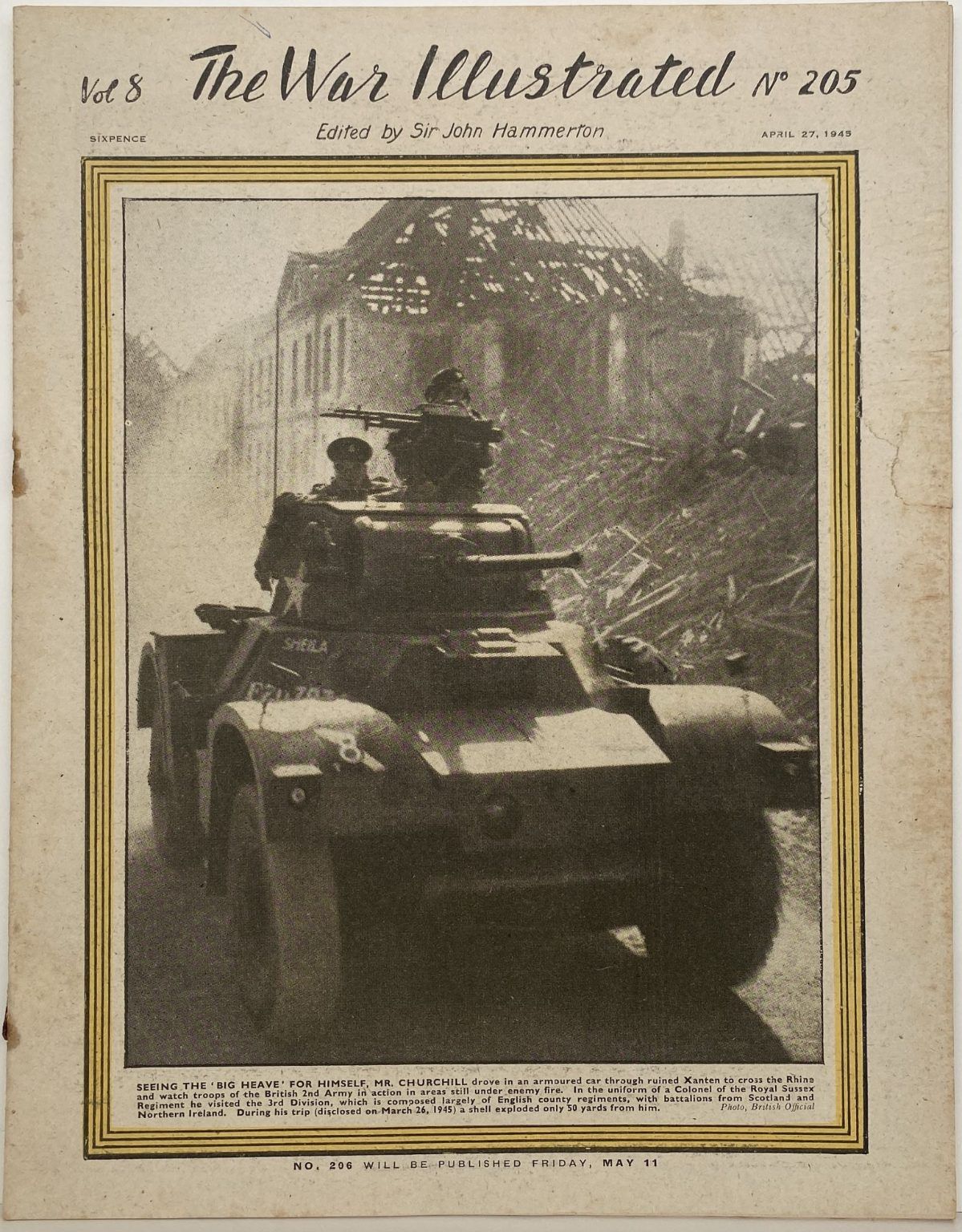 THE WAR ILLUSTRATED - Vol 8, No 205, 27th Apr 1945