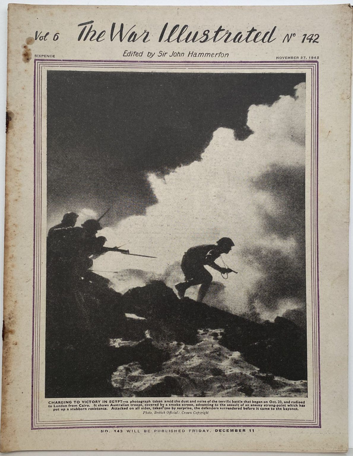 THE WAR ILLUSTRATED - Vol 6, No 142, 27th Nov 1942
