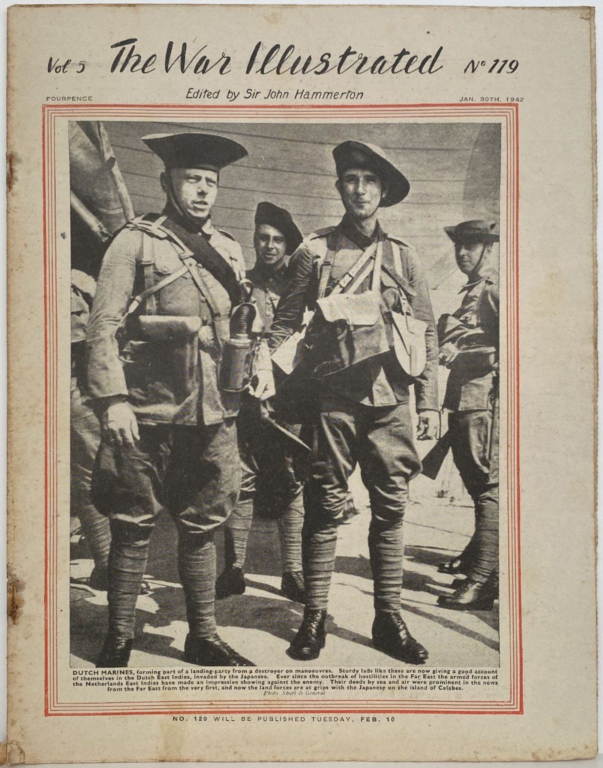 THE WAR ILLUSTRATED - Vol 5, No 119, 30th Jan 1942