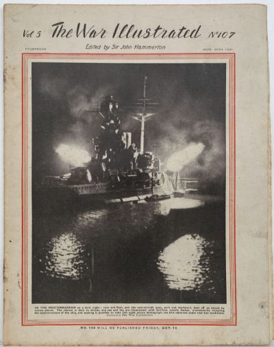 THE WAR ILLUSTRATED - Vol 5, No 107, 30th Sept 1941 