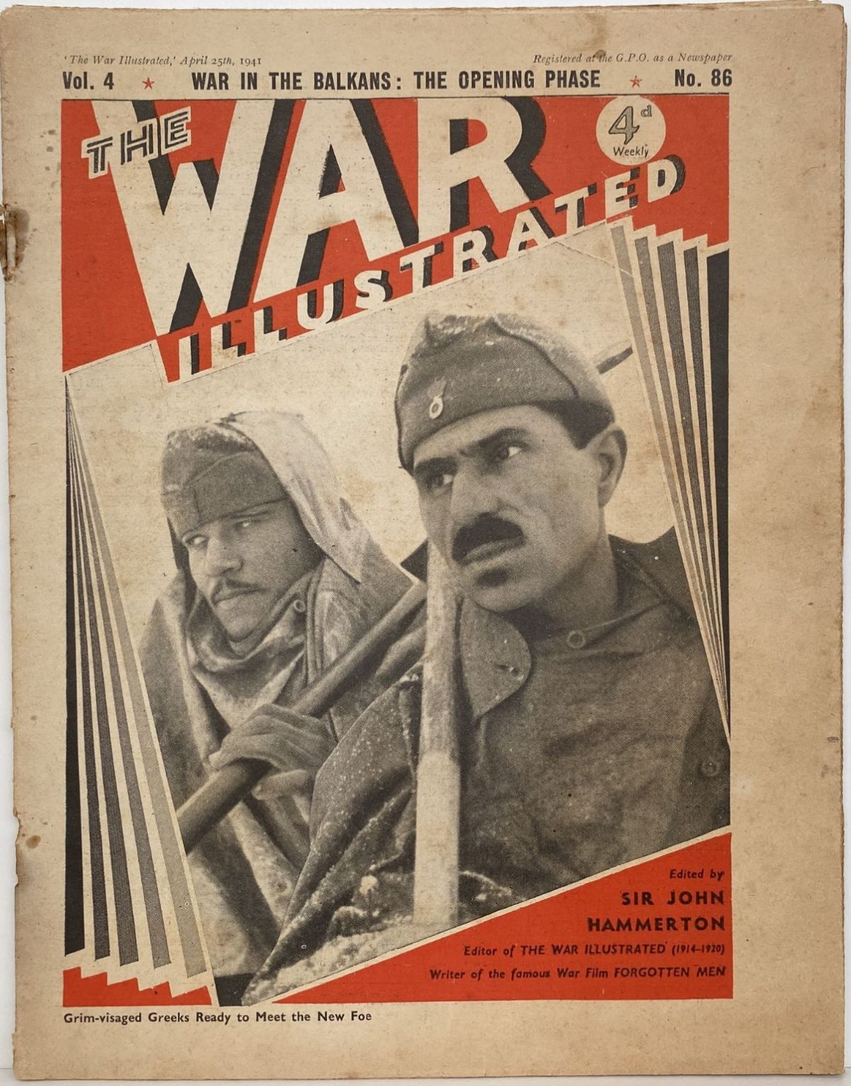 THE WAR ILLUSTRATED - Vol 4, No 86, 25th April 1941