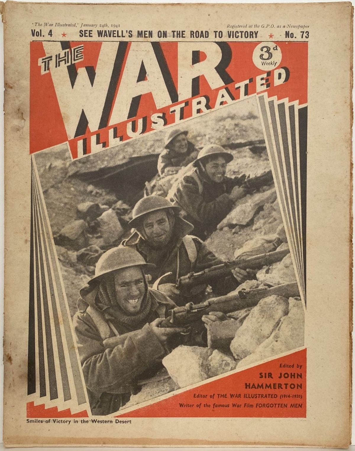 THE WAR ILLUSTRATED - Vol 4, No 73, 24th Jan 1941