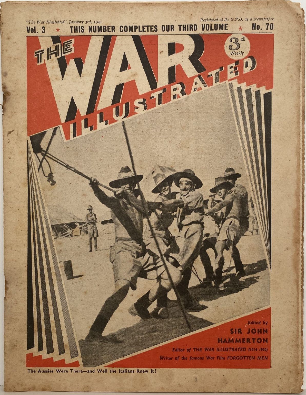 THE WAR ILLUSTRATED - Vol 3, No 70, 3rd Jan 1941