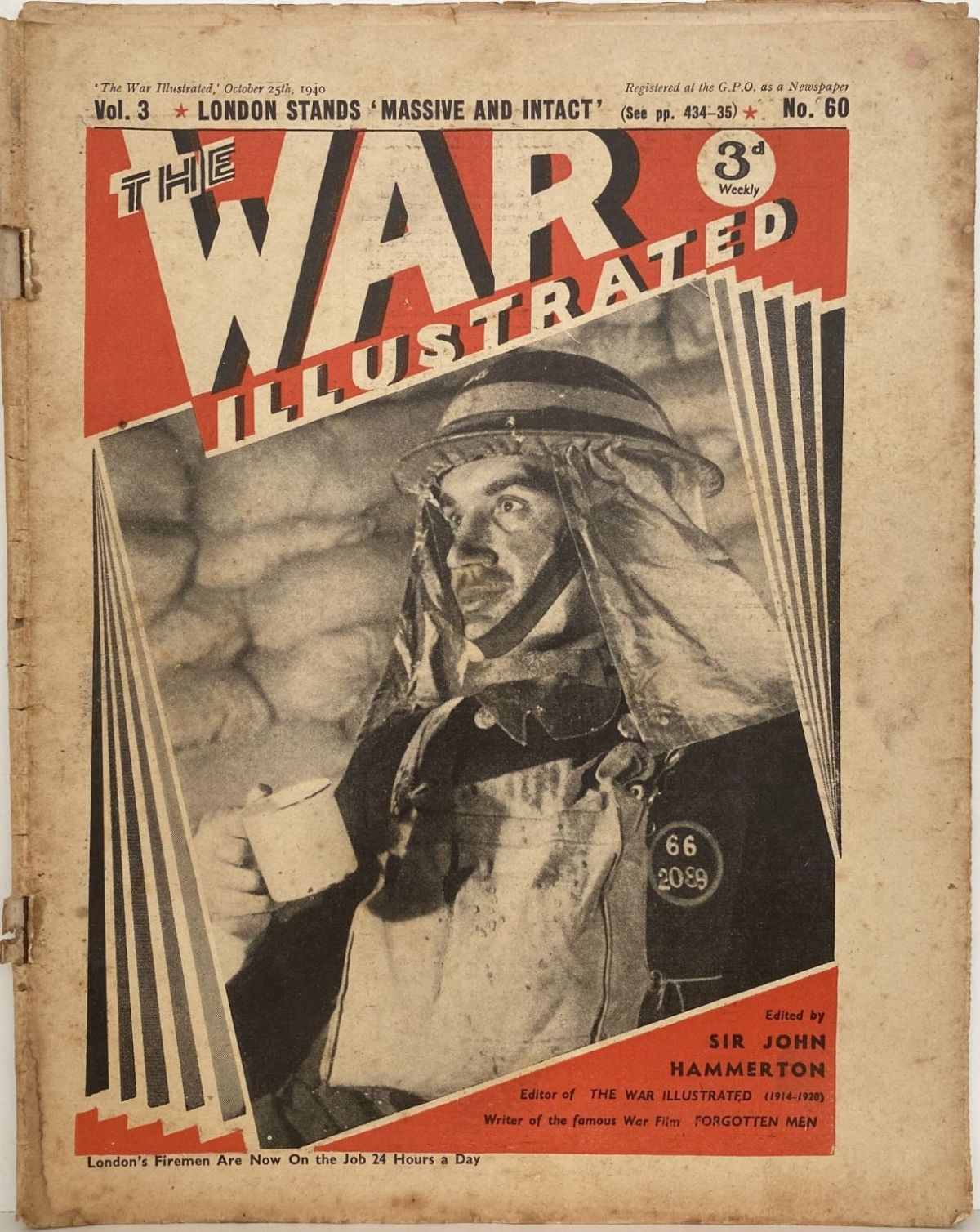 THE WAR ILLUSTRATED - Vol 3, No 60, 25th Oct 1940