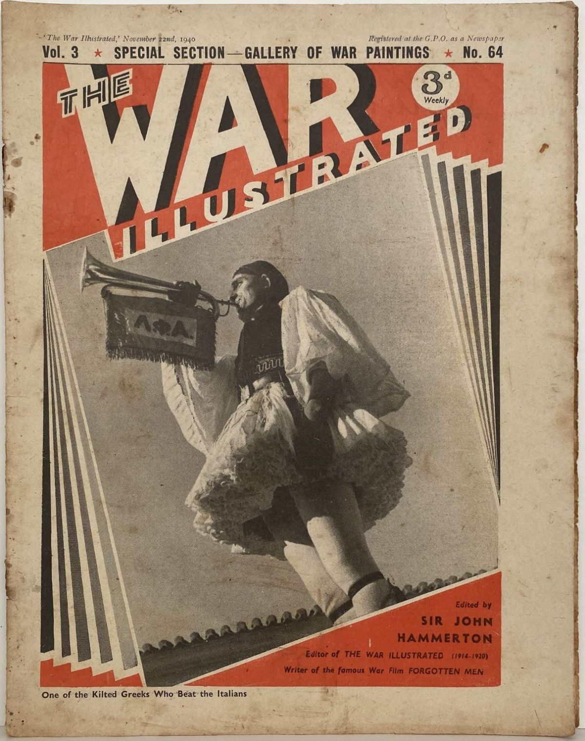 THE WAR ILLUSTRATED - Vol 3, No 64, 22nd Nov 1940