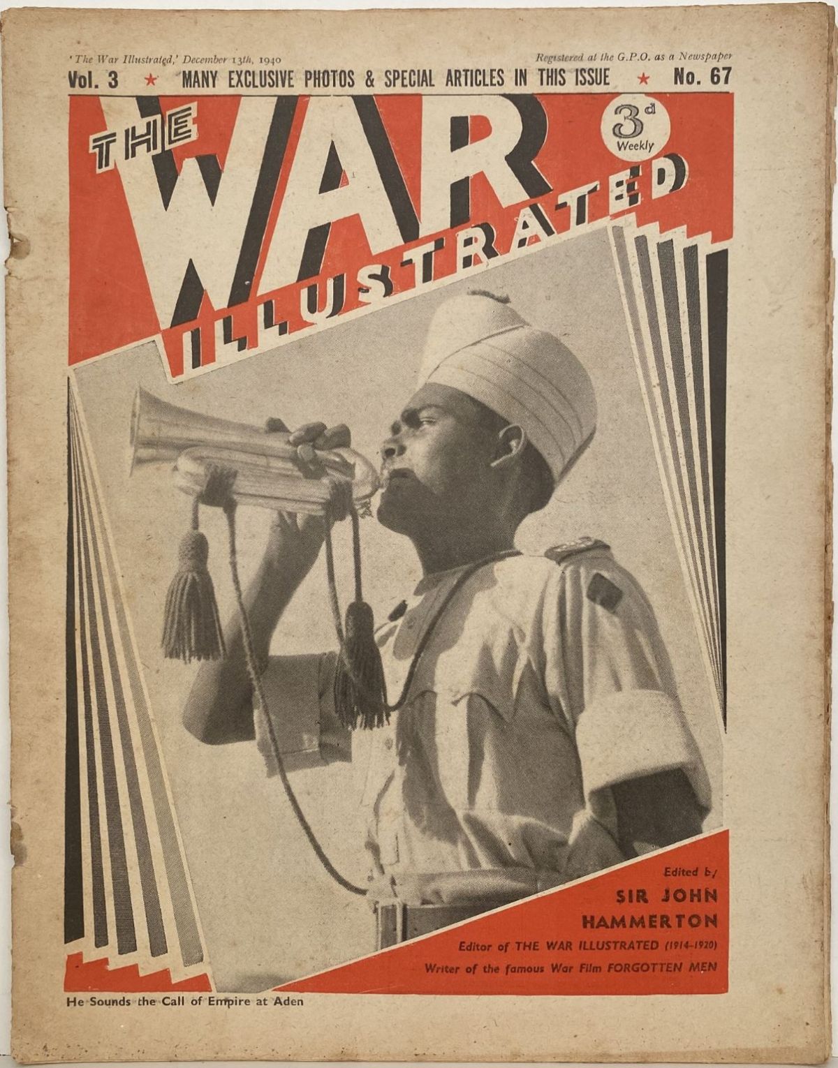 THE WAR ILLUSTRATED - Vol 3, No 67, 13th Dec 1940
