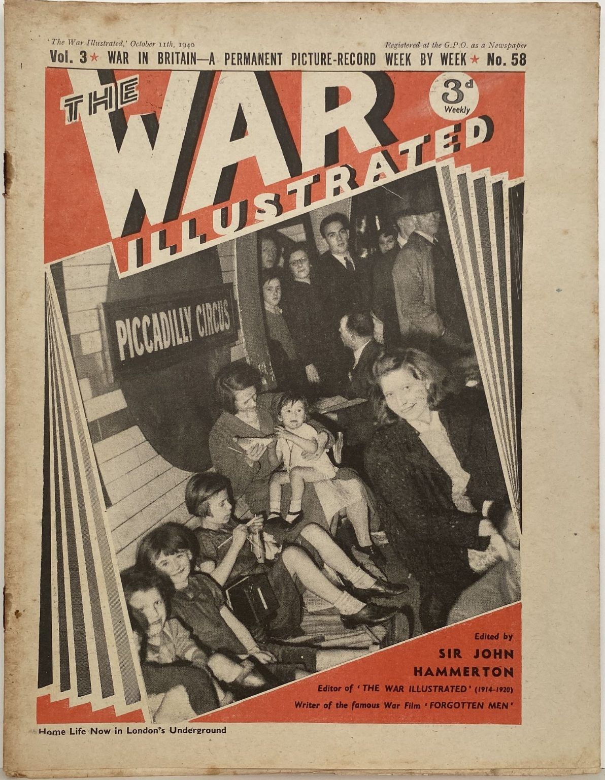 THE WAR ILLUSTRATED - Vol 3, No 58, 11th Oct 1940