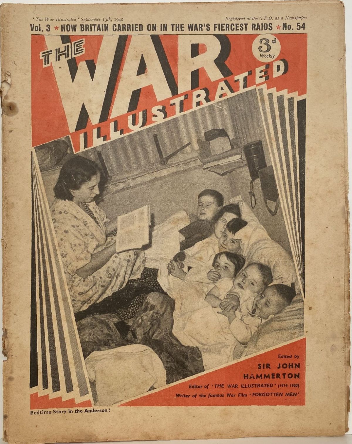 THE WAR ILLUSTRATED - Vol 3, No 54, 13th Sept 1940