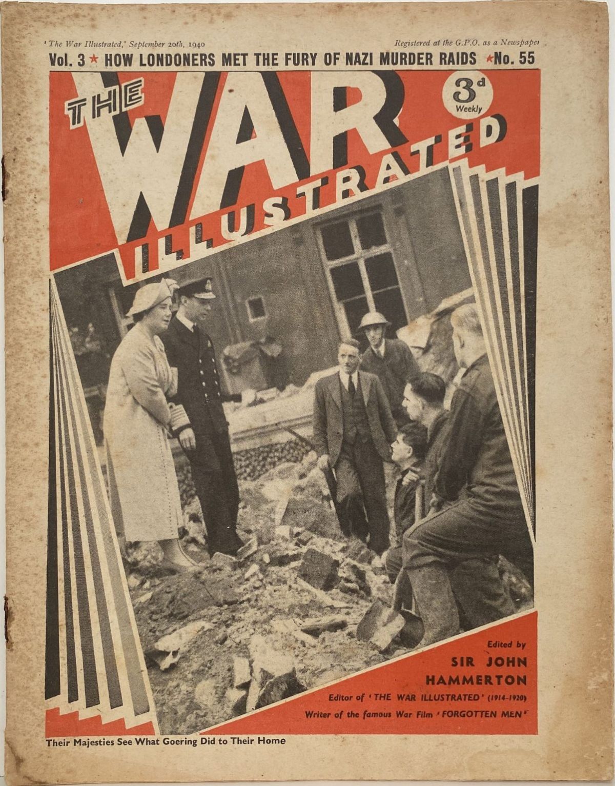THE WAR ILLUSTRATED - Vol 3, No 55, 20th Sept 1940