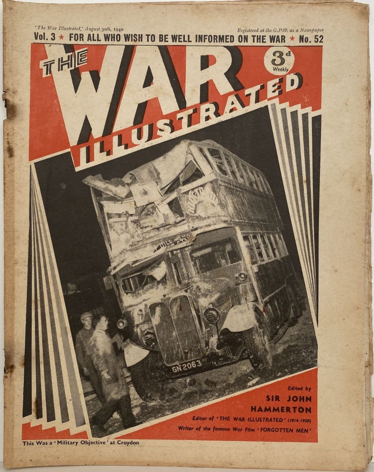 THE WAR ILLUSTRATED - Vol 3, No 52, 30th Aug 1940