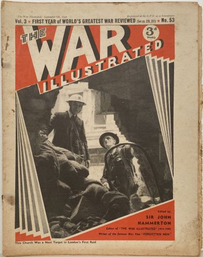 THE WAR ILLUSTRATED - Vol 3, No 53, 6th Sept 1940 