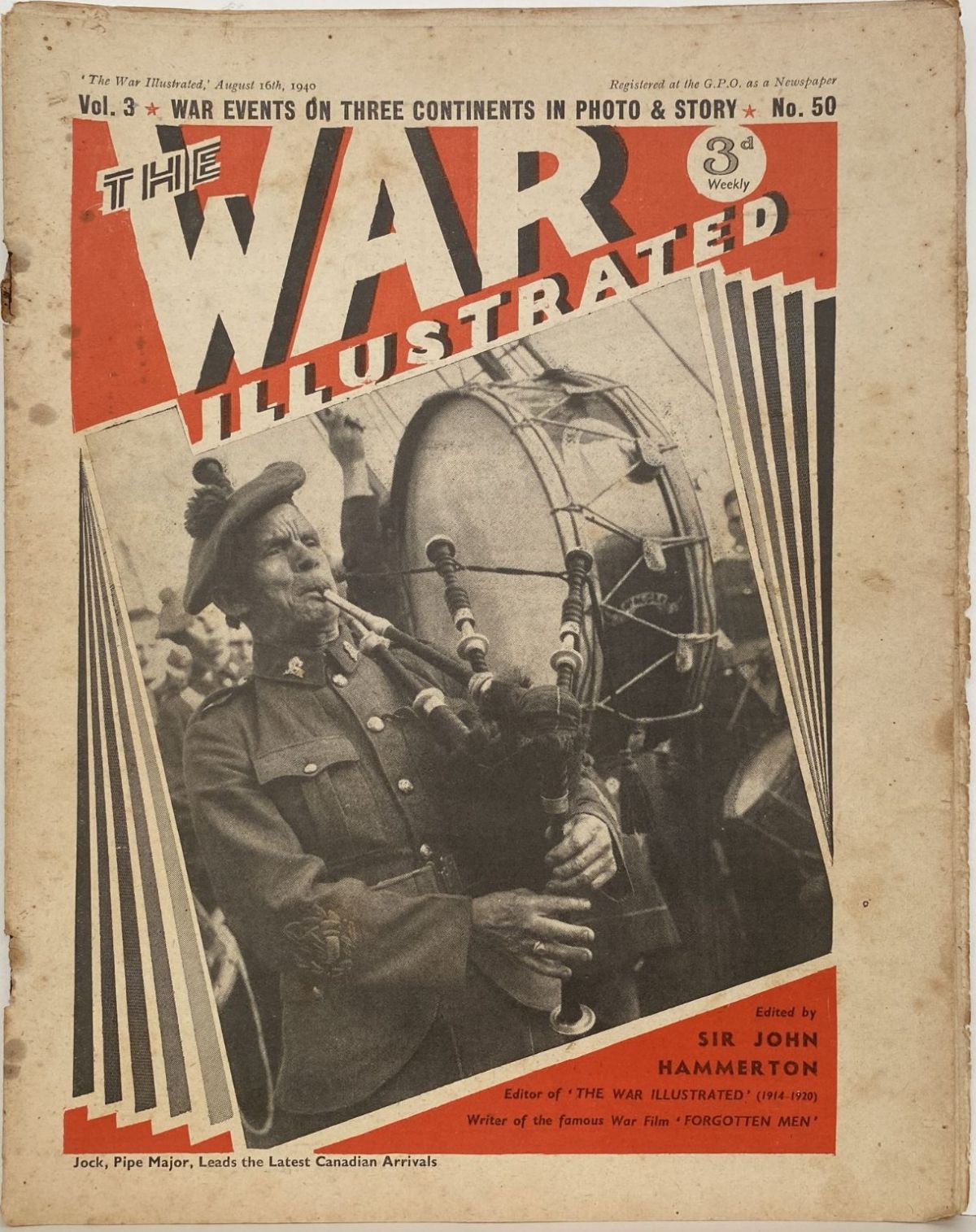 THE WAR ILLUSTRATED - Vol 3, No 50, 16th Aug 1940