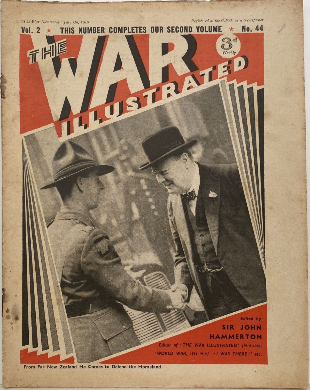 THE WAR ILLUSTRATED - Vol 2, No 44, 5th July 1940