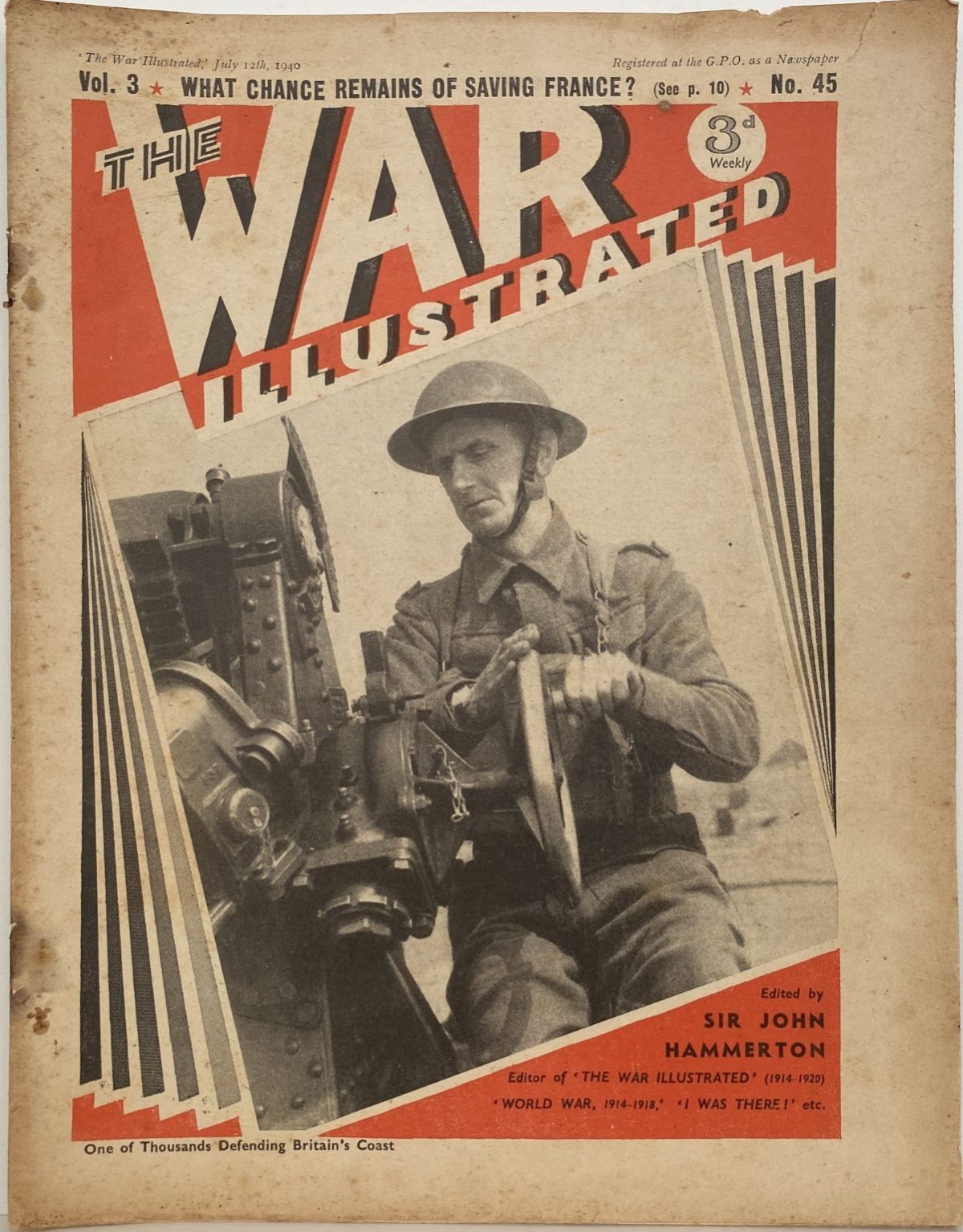 THE WAR ILLUSTRATED - Vol 3, No 45, 12th July 1940