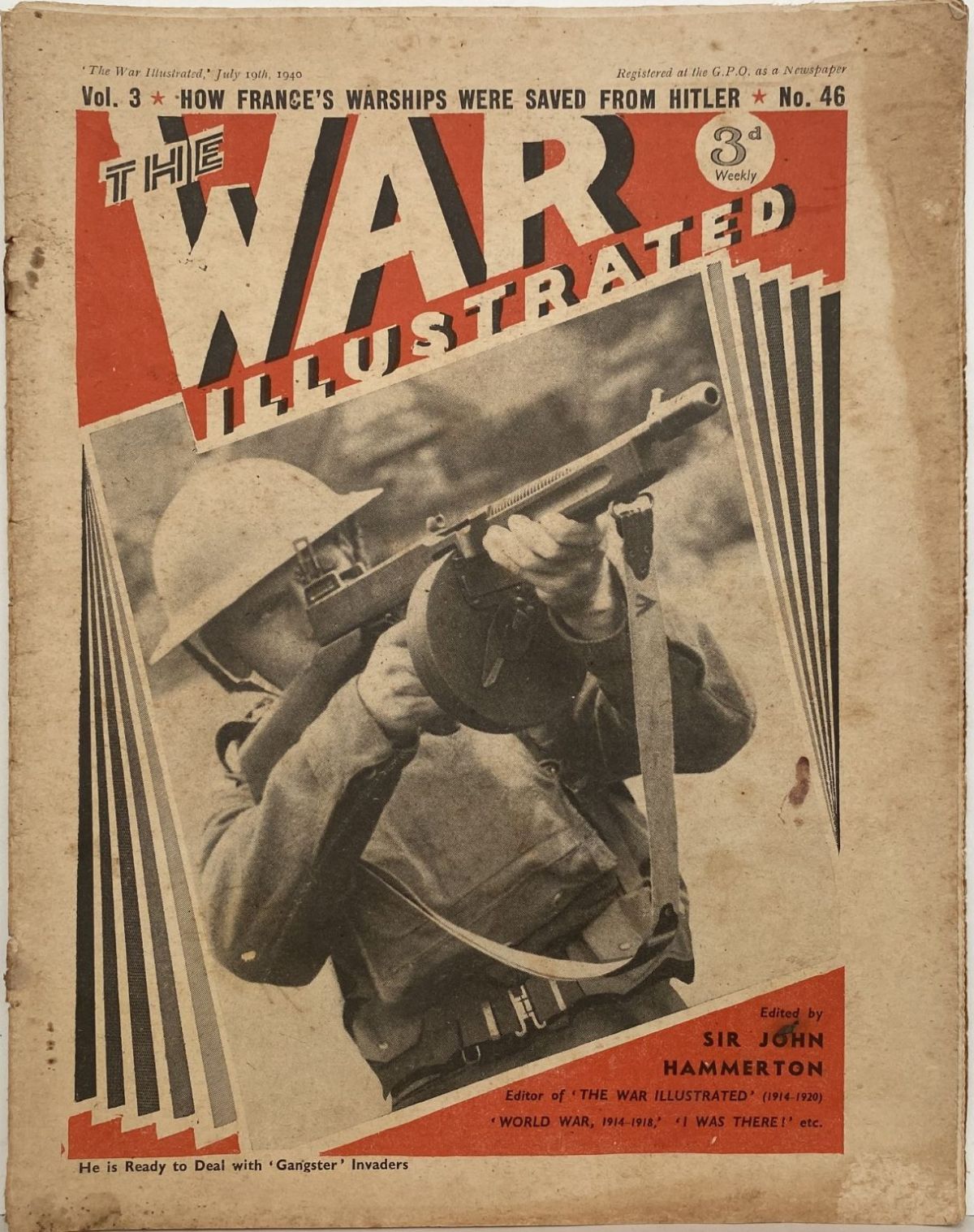 THE WAR ILLUSTRATED - Vol 3, No 46, 19th July 1940