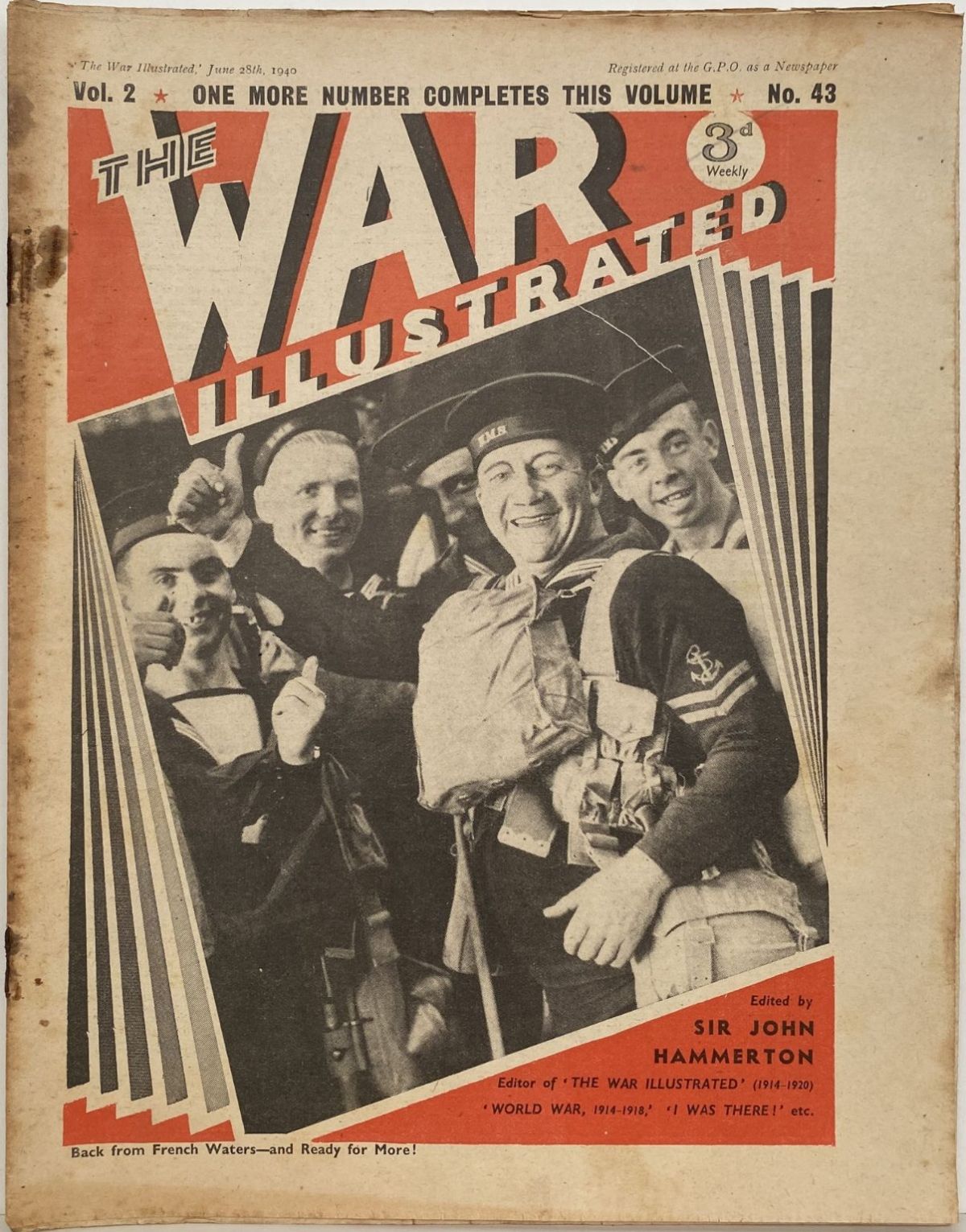 THE WAR ILLUSTRATED - Vol 2, No 43, 28th June 1940