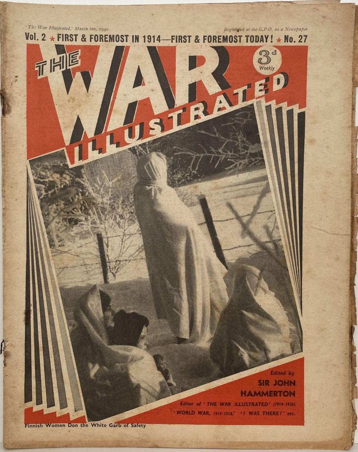 THE WAR ILLUSTRATED - Vol 2, No 27, 8th March 1940