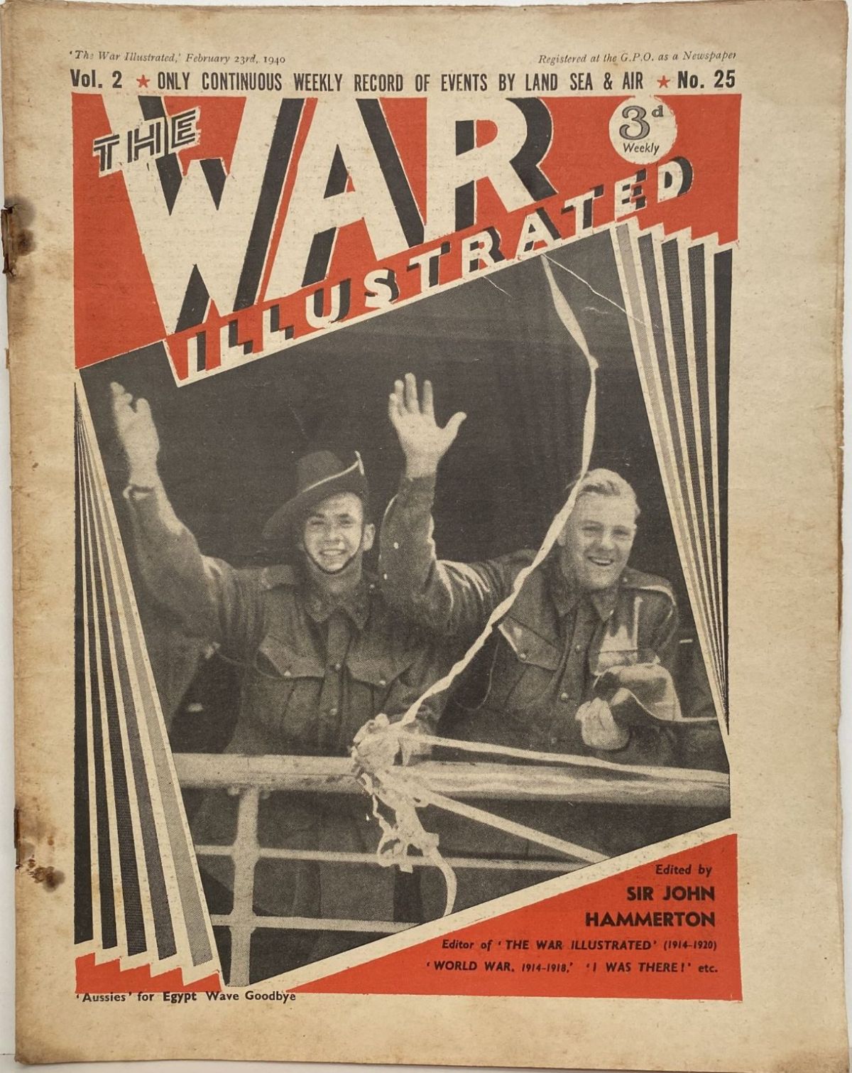 THE WAR ILLUSTRATED - Vol 2, No 25, 23rd Feb 1940
