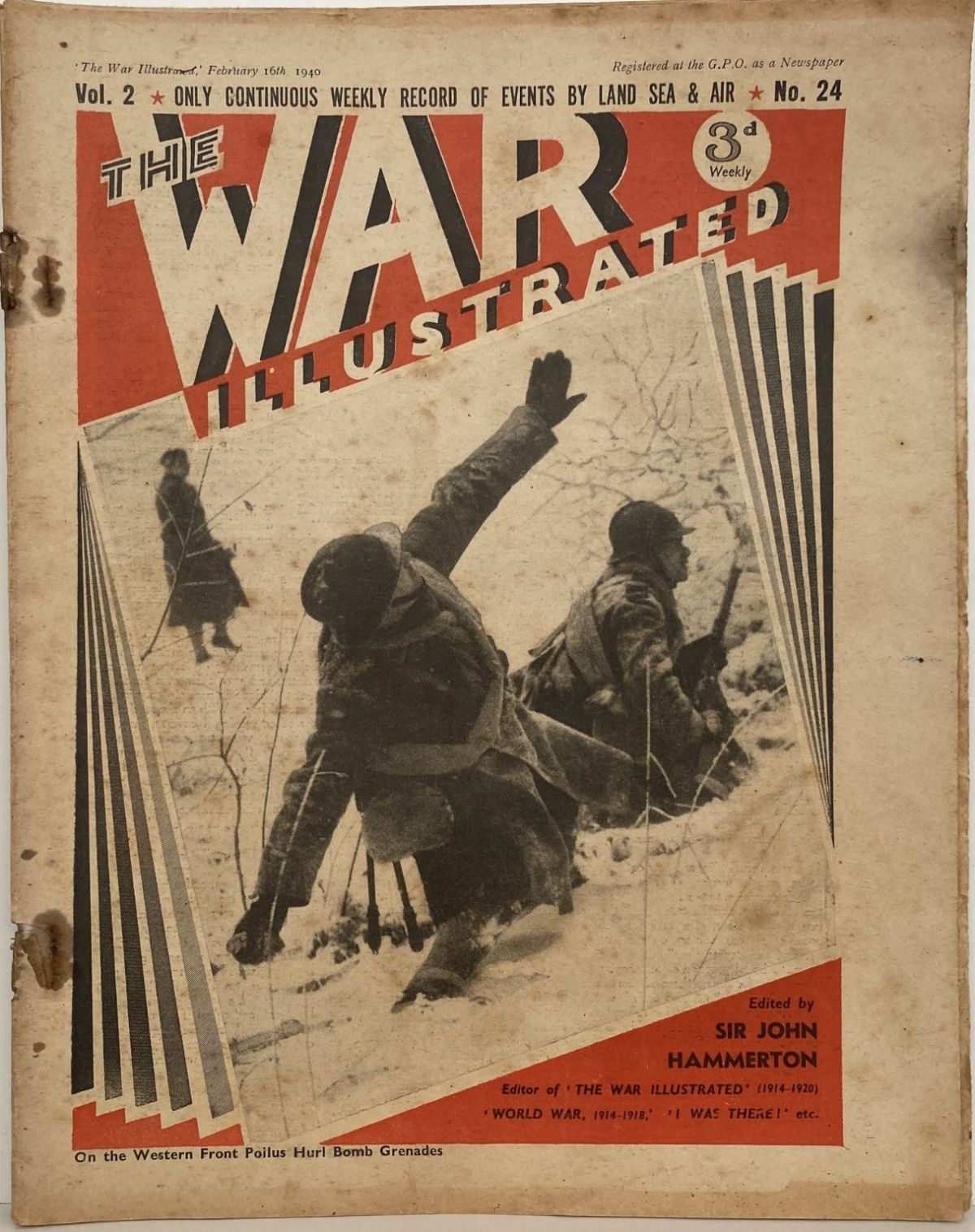 THE WAR ILLUSTRATED - Vol 2, No 24, 16th Feb 1940
